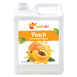BOBA2U CONCENTRATED SYRUP 5.5 LBS (Peach)