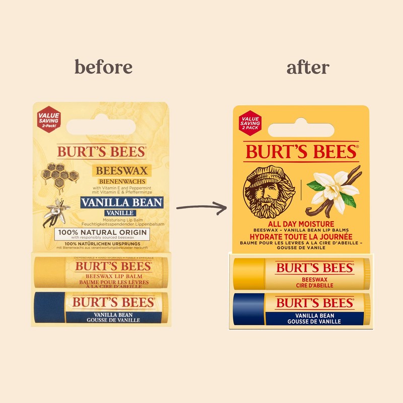 Burt's Bees Lip Balm Multipack, Lip Balm Set With Beeswax