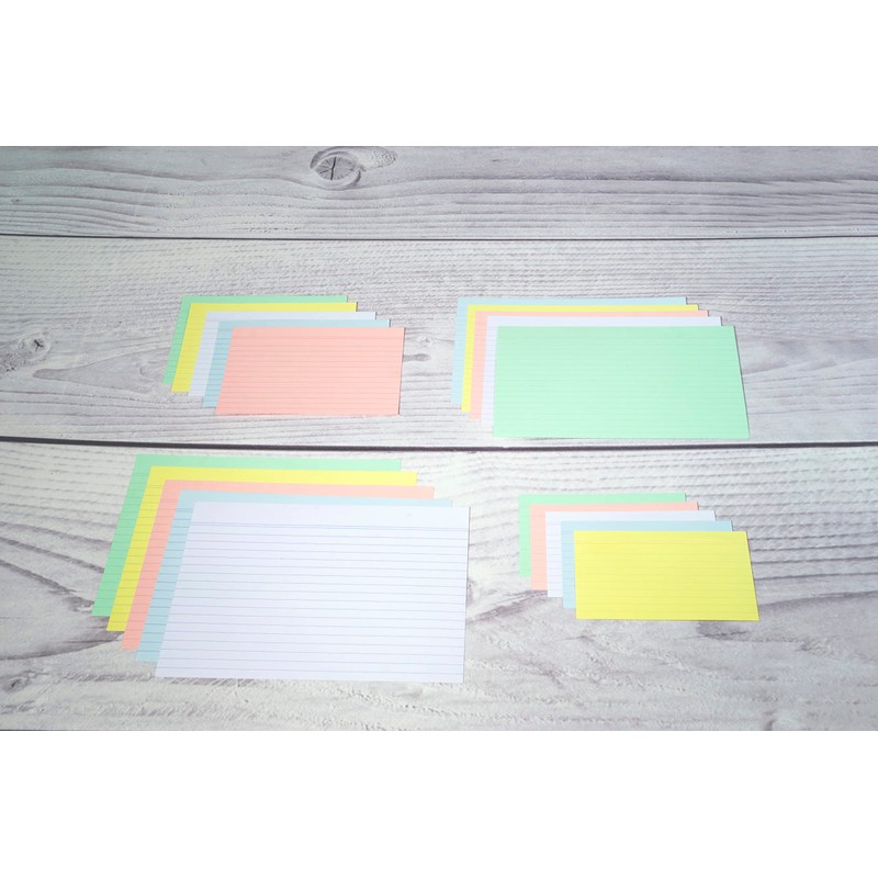 Exacompta - Ref 10829SE - Bristol Lined Record Cards (Pack