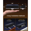 JOFIOS Solar Fence Lights Outdoor, 8 Pack, 50LM Ultra Bright,