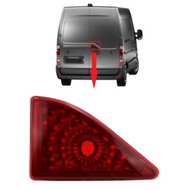 BIAREN Rear Red Central Brake Light Lamp Rear Third Brake Stop Lamp For Renault Master Mk3 Vauxhall Opel Movano Nissan NV400 265900021R 4419392 93197475