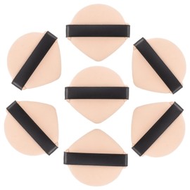 WOONEKY 7pcs Dual-sided Powder Puff for Face Makeup Versatile Non Sponge for Foundation Concealer and Loose Powder Application Washable and Reusable Beauty Tool