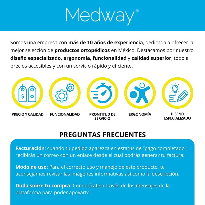 MEDWAY Muñequera Elástica en Banda Color Negro Talla Universal
