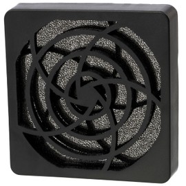AERZETIX - C15117-80 x 80 mm protective grille for PC fan computer fan with dust filter for PC computer case - filter tight 45 ppi - made of plastic - colour black