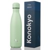 Konokyo Insulated Water Bottles,17 oz Double Wall Stainless Steel Vacumm