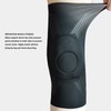 Anti Slip Knee Brace Professional Breathable Soft Silicone Shock Absorbing