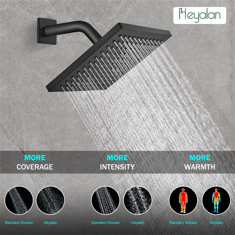 Heyalan Shower Faucet Set with Tub Spout Shower Trim Kit