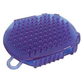 Roma Glitter Double Sided Massage Mitt, Purple