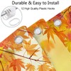 Viajar Thanksgiving Turkey Shower Curtain, Farmhouse Pumpkin Fall Autumn Harvest