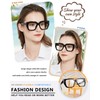 MARE AZZURO Oversized Reading Glasses 2.0+ Women Cat Eye Readers