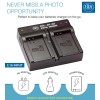 BM LP-E12 Dual Battery Charger for Canon EOS-M EOS M2