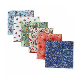 STARWHISPER Multicolored 22''x22'' Cotton Bandana for Women and Men Multi-purpose Headband Hair Scarf Protective Coverage (H3)