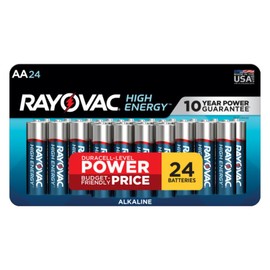 Rayovac High Energy AA Batteries (24 Pack), Double A Alkaline Batteries