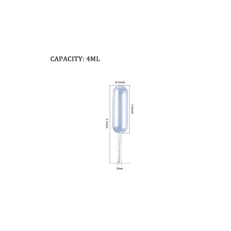 moveland Cupcakes Pipettes, 120PCS 4 ml Plastic Pipettes Squeeze Dropper