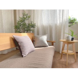 Gold Cushion Cover Woven Reversible (Ragusa Lavender, 60x60cm)