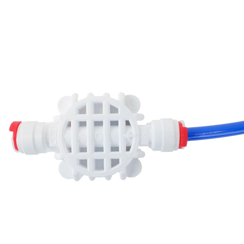 ASV-204W-ALC Automatic Shutoff Valve for RO Systems, 1/4" Quick-Connect, Includes