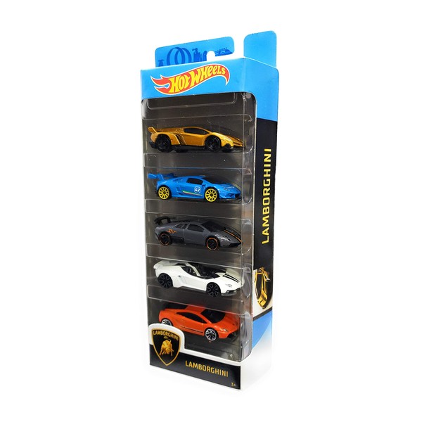 Mattel Hot Wheels Lamborghini 5 Pack