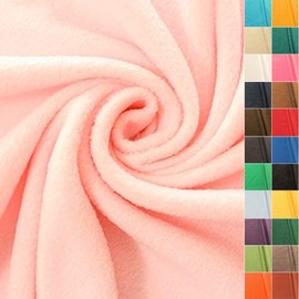 Stoffkontor Polar Fleece Fabric, Sold by the Metre, Fleece Fabric for Sewing, with Anti-Pilling Properties