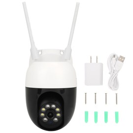Wireless Camera 1080P Motion Sensor Night Vision 2 Way Audio WiFi for Home Security US Plug 100‑240V