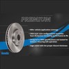 Bendix Premium PRT6898 Rear Brake Rotor compatible with Nissan Altima
