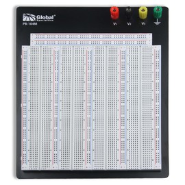 Global Specialties PB-104M Externally Powered 3220 Tie-Point Breadboard