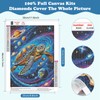 SENQAO Turtle Diamond Painting Kits for Adults, 5D Universe Full