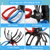 Windspeed 2PCS Metal Fishing Pliers, 3 Claw Fish Gripper Control