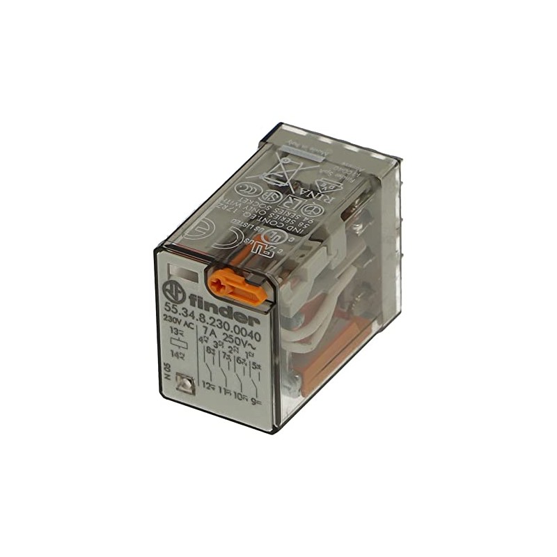 5534-8230-0040 | 55.34.8.230.0040 | FINDER 4P RELAY 7A 230VAC