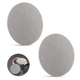 Pack of 2 Puck Strainers 58 mm 1.7 mm Thick 150 μm, Coffee Filter, Reusable Coffee Filter, Espresso Filter Made of Stainless Steel