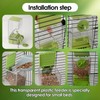 Bird Feeder No Mess 2PCS Automatic Clear Bird Seed Food