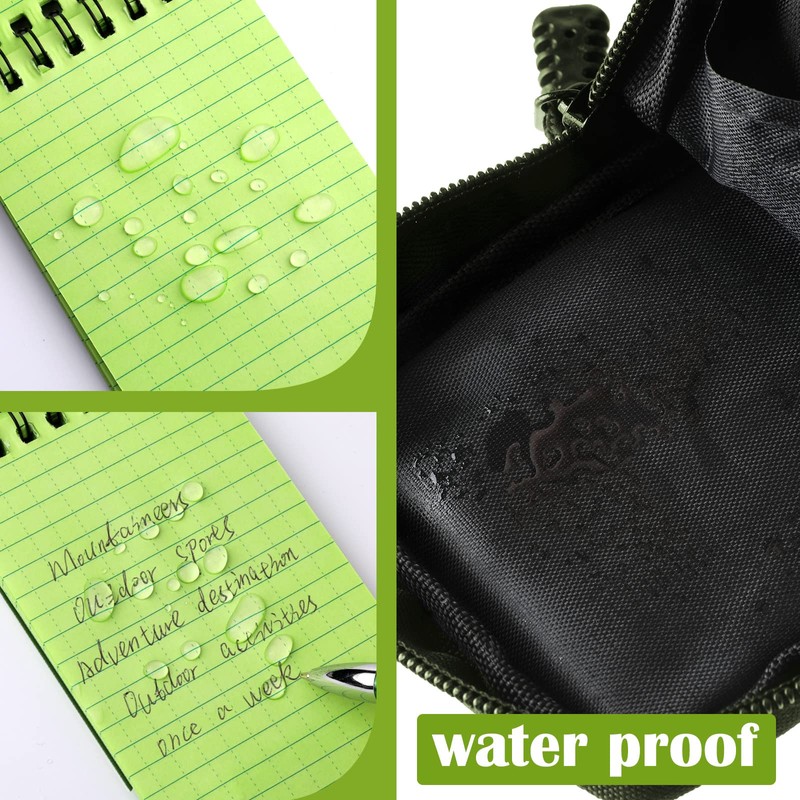 Eaasty Waterproof Notebook and Pen Set 3 x 5 Inch
