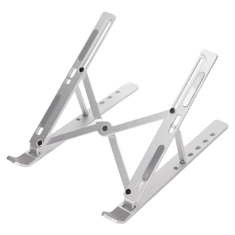 Laptop Stand Aluminium Alloy Adjustable Height Nonslip Rubber Pads Foldable