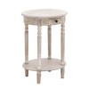 Deco 79 96290 Wood Oval Accent Table, 27" x 20",