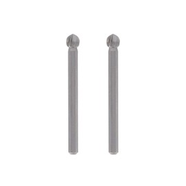 Dremel 114 Milling Cutting Bits in 2-Pack Accessory Set - 2 Ball-shaped High-Speed Cutters with 7.8mm Working Diameter