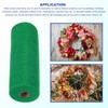 sourcing map 3pcs 10 Inch Poly Burlap Mesh for Wreath,