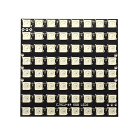 CANADUINO® RGB LED Matrix 8x8 with 64 x WS2812B RGB - Fully addressable