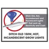 Un-Edison+ 14W Grow Light A19 150W Replacement LED Red &
