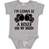 inktastic Boxer Like Daddy Boxing Baby Bodysuit 6 Months 0060