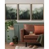 SHENIFY Green Fog Pine Tree Forest Canvas Wall Art 11x14in