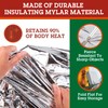 Grizzly Gear Emergency Mylar Thermal Blankets (10 Pack) Survival Kit