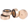 Aswalling 4PCS Turntable Isolation Feet Pads Aluminum Speaker Spikes Stand