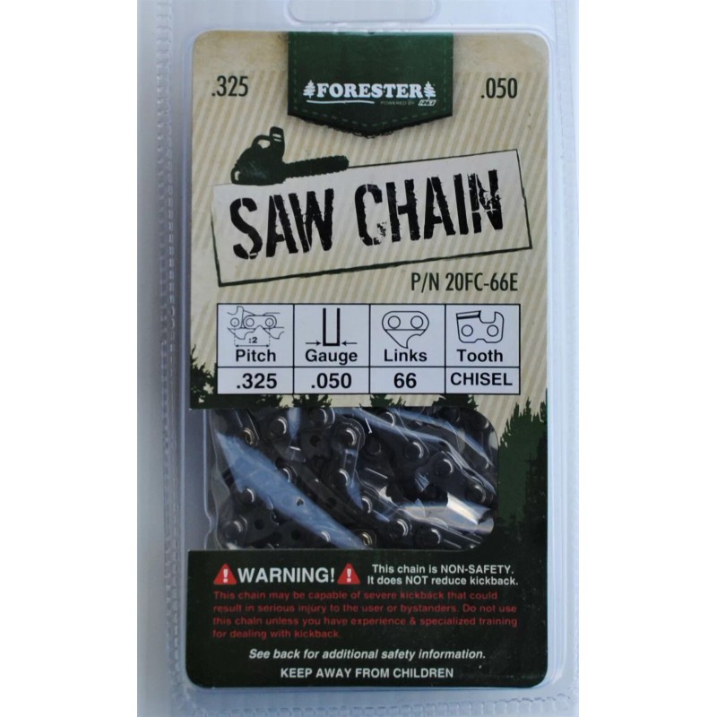 Forester 16" Forester Full Chisel Chain 325 pitch, 050 gauge,