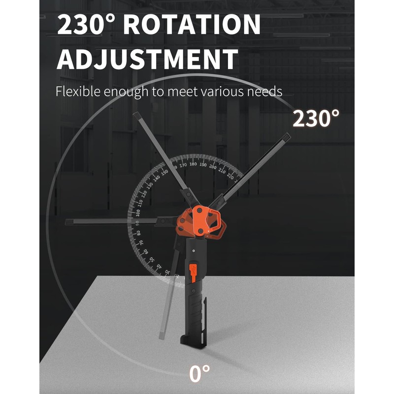 Anylight Rechargeable Work Light, 400LM Mechanic Work Light, Magnetic Flashlight