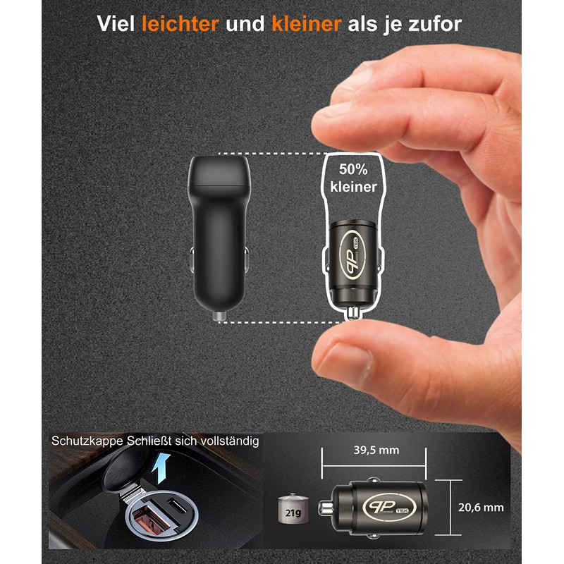 Plp tek USB Car Charger for Car (30 W Dual