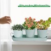 Wacloud Herb Garden Planter Indoor Kit – 6 Metal Pots