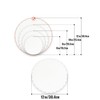 qiqee qiqee 12 Inch White Wave Cake Boards Round 15-Packs