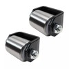 STILEALUS 2 Pack Weld-On Heavy Duty Iron Micro Mini 2"
