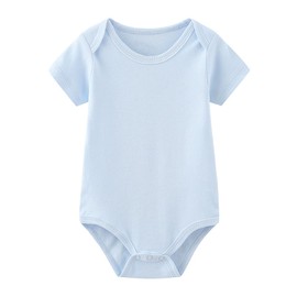 MAMIMAKA Unisex Baby Bodysuits Baby Clothes Short Sleeve Bodysuits Onesies Cotton 5-Pack for Boys and Girls