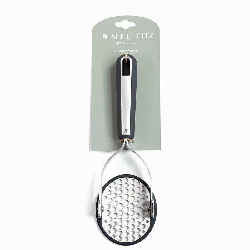 Jeanne Fitz Potato Masher Stainless Steel - Foldable Potato Smasher