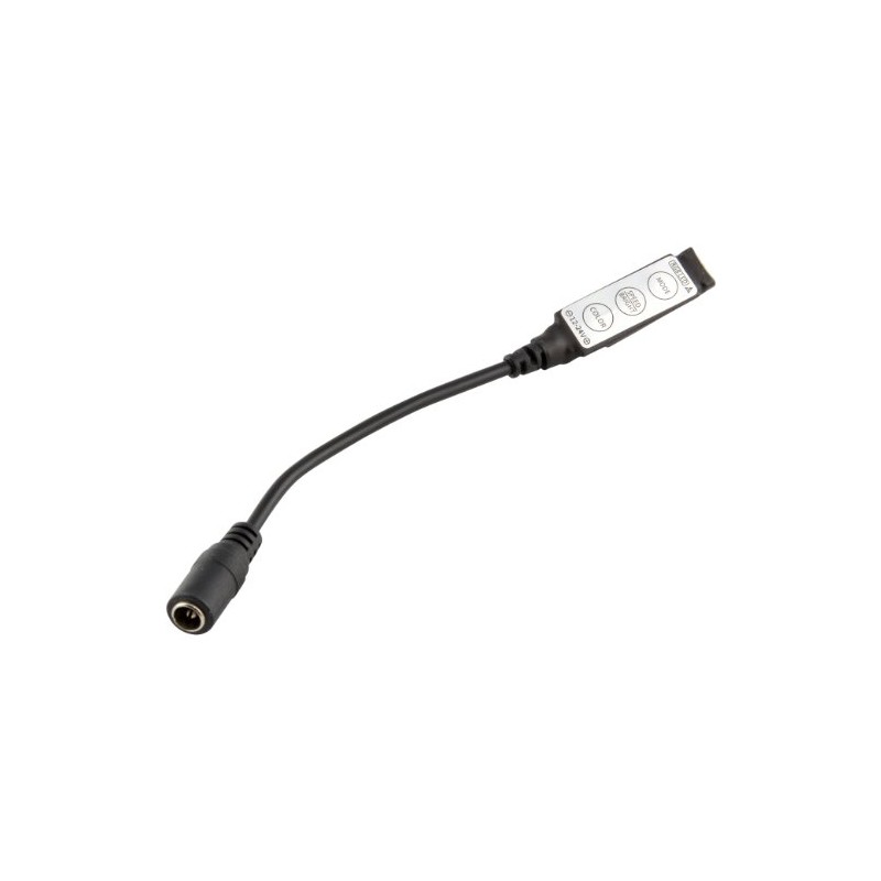ABI Low-Profile Inline Controller for RGB LED Strip Light, Black